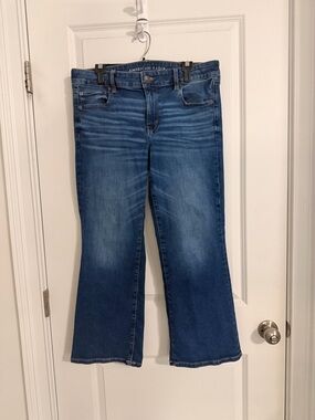 American Eagle Outfitters Mid Rise Bootcut Jeans - Medium Blue